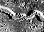 Detalle del cráter Schroter Valley (Luna)