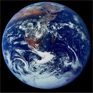 Imagen de la Tierra desde el espacio tomada por el Aplo 17